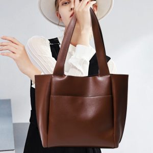 European and American Retro Large-Capacity Handbag